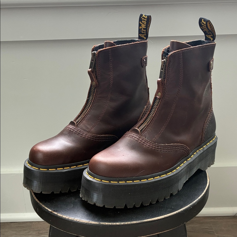 Dr. Martens Jetta Zip-Up Women's Boots - US size 8